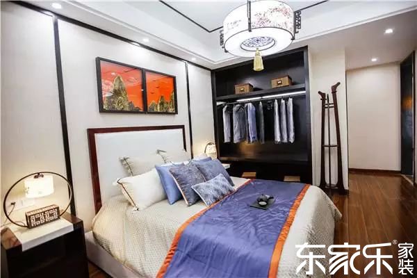 中式风装修效果图-主卧室衣柜